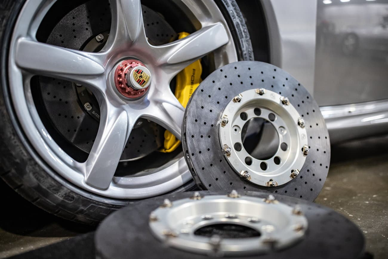 Surface Transforms carbon ceramic brake discs for Porsche Carrera GT at Repasi Motorwerks